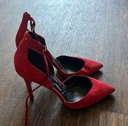 Stella Luna Red pointed heels