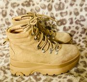 Khaki Combat Boots