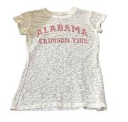 Soffe Alabama crimson tide burnout white tee