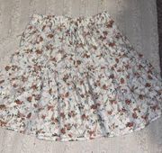 SHEIN floral skirt.