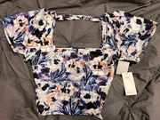 Floral Short Sleeve Top