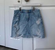 Denim skirt