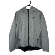 Nike  Gray zip up hoodie full zip medium sweatshirt jacket athleisure Casual