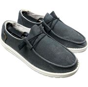 Hey Dudes Wendy Chambray Off Black Shoes