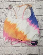 Decree Women's Racerback Tankini Swimsuit Top Size XXL Multi-Color