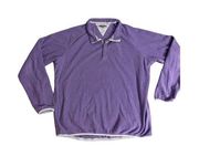 Women’s Peter Millar XL Purple 1/4 Zip Collared‎ Pullover