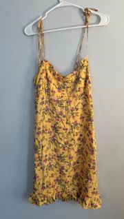 Yellow Floral Dress