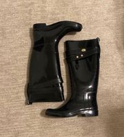 Black Tall Rain Boots