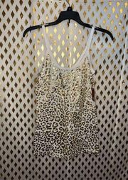 💖5/$40 Nobo gold leopard tank cami size M