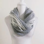 Nordstrom BP grey lace infinity scarf