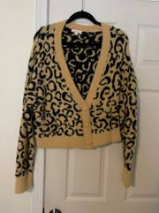 For Love And Lemons Leopard Cardigan 