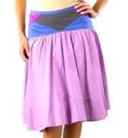 Tara Jarmon for Target NWT Lilac Purple Blue Color-block Pleated Skirt Large