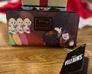 Loungefly Disney Villains Scene Gaston Zip Around Wallet