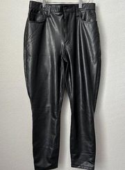 Abercrombie & Fitch  Vegan Leather The Skinny High Rise Curve Love Size 10/30