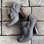 Sadie felt heeled ankle booties