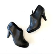 Cynthia Rowley Black Leather Ankle Boot