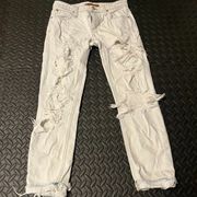 Joe's distressed the billie ankle boyfriend jeans size 24