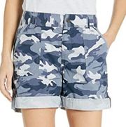 Carhartt El Paso blue camo relaxed fit roll tab shorts size 4