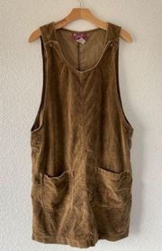 brown corduroy dress