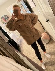 Brown Shacket 