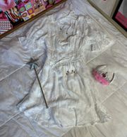 White Lace Mini Dress