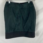 BCBGMaxazria Jamie Herringbone Pattern Pencil Skirt Size 0