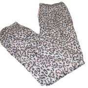 Jaclyn Intimates Cheetah Pajama Set Women’s Size Large Soft Animal Print Design!