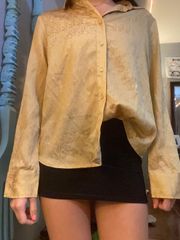 Steve Madden Gold Button Down