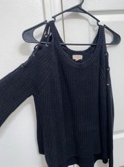 Ambiance Knit Black Sweater