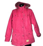 CE Schmidt Workwear for Her Coat Womens 3X Pink Flannel Lined Chore Barn w/Hood