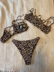 Cheetah Print Bikini bundle