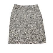 Rachel Zoe Animal Print Stretch Pencil Skirt