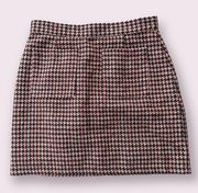 Informed Ensemble houndstooth miniskirt size 8