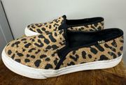 KEDS Canvas Animal Print Slip on Sneaker Size 9