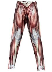 BLACKMILK Anatomy Body Muscle Leggings Pants Size Small