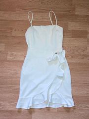 White Wrap Dress