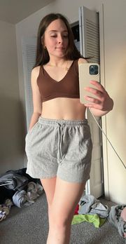 Cute grey sweatshorts 