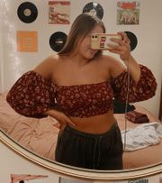 Off The Shoulder Floral Top