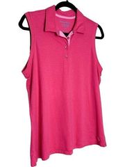 Tommy Bahama IslandZone Hot Pink Golf Tennis Pickleball Polo Relaxed Large