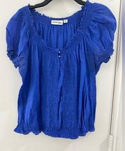 St johns bay blue blouse