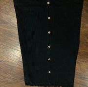 NWT Black Button Pencil Skirt sz 3X