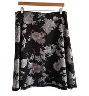 Roz & Ali Floral Skirt Size Large