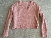 Free People Pink Sweater