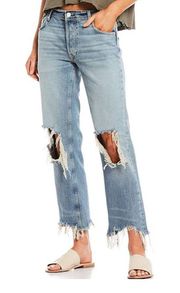 Maggie Straight Leg Cropped Jean