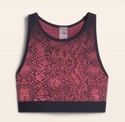 Aritzia TNA Snakeskin Sport Bra- Size Medium