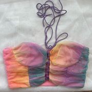 Taylor Swift Lover Eras Tie-dye Corset