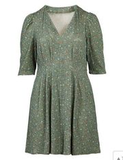 Hutch Green Floral Dress