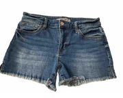 Joe's Jean's Women's Cut Off Denim Shorts Waist measures 28"