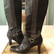 Etienne Aigner Hanley Brown Boots Size 9.5