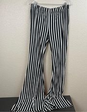 Fashionomics Vertical Stripe Flare Bell Bottoms